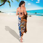 Custom Bulldogs and Tigers Sarong Rugby Mascot With Sporty Style