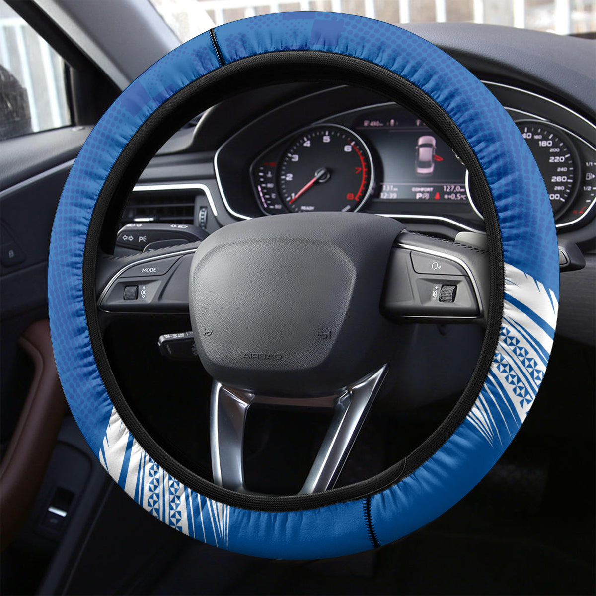 Custom Bulldogs and Tigers Steering Wheel Cover Rugby Mascot With Sporty Style