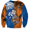 Custom Bulldogs and Tigers Sweatshirt Rugby Mascot With Sporty Style