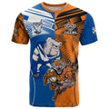 Custom Bulldogs and Tigers T Shirt Rugby Mascot With Sporty Style