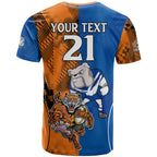 Custom Bulldogs and Tigers T Shirt Rugby Mascot With Sporty Style