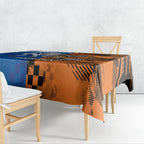 Custom Bulldogs and Tigers Tablecloth Rugby Mascot With Sporty Style