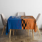 Custom Bulldogs and Tigers Tablecloth Rugby Mascot With Sporty Style