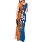Custom Bulldogs and Tigers Tank Maxi Dress Rugby Mascot With Sporty Style