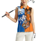 Custom Bulldogs and Tigers Women Sleeveless Polo Shirt Rugby Mascot With Sporty Style