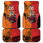 Custom Dragons and Tigers Car Mats Rugby Mascot With Sporty Style
