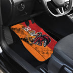 Custom Dragons and Tigers Car Mats Rugby Mascot With Sporty Style