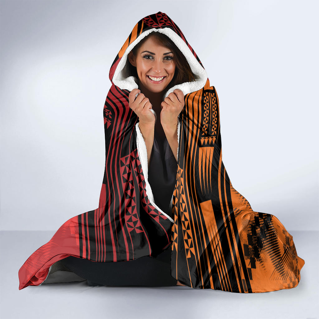 Custom Dragons and Tigers Hooded Blanket Rugby Mascot With Sporty Style