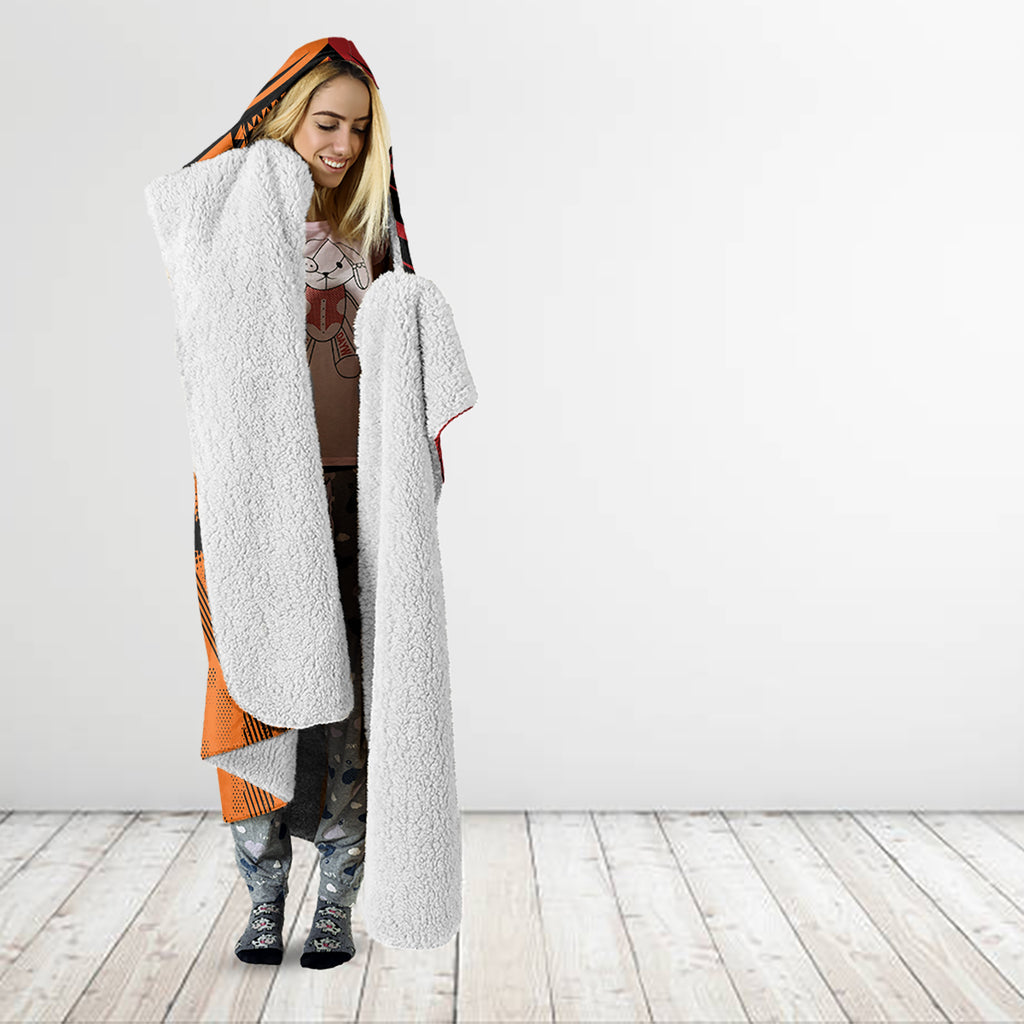 Custom Dragons and Tigers Hooded Blanket Rugby Mascot With Sporty Style
