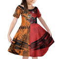 Custom Dragons and Tigers Kid Short Sleeve Dress Rugby Mascot With Sporty Style
