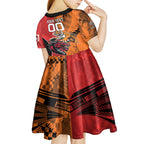Custom Dragons and Tigers Kid Short Sleeve Dress Rugby Mascot With Sporty Style