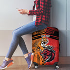 Custom Dragons and Tigers Luggage Cover Rugby Mascot With Sporty Style