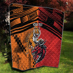 Custom Dragons and Tigers Quilt Rugby Mascot With Sporty Style