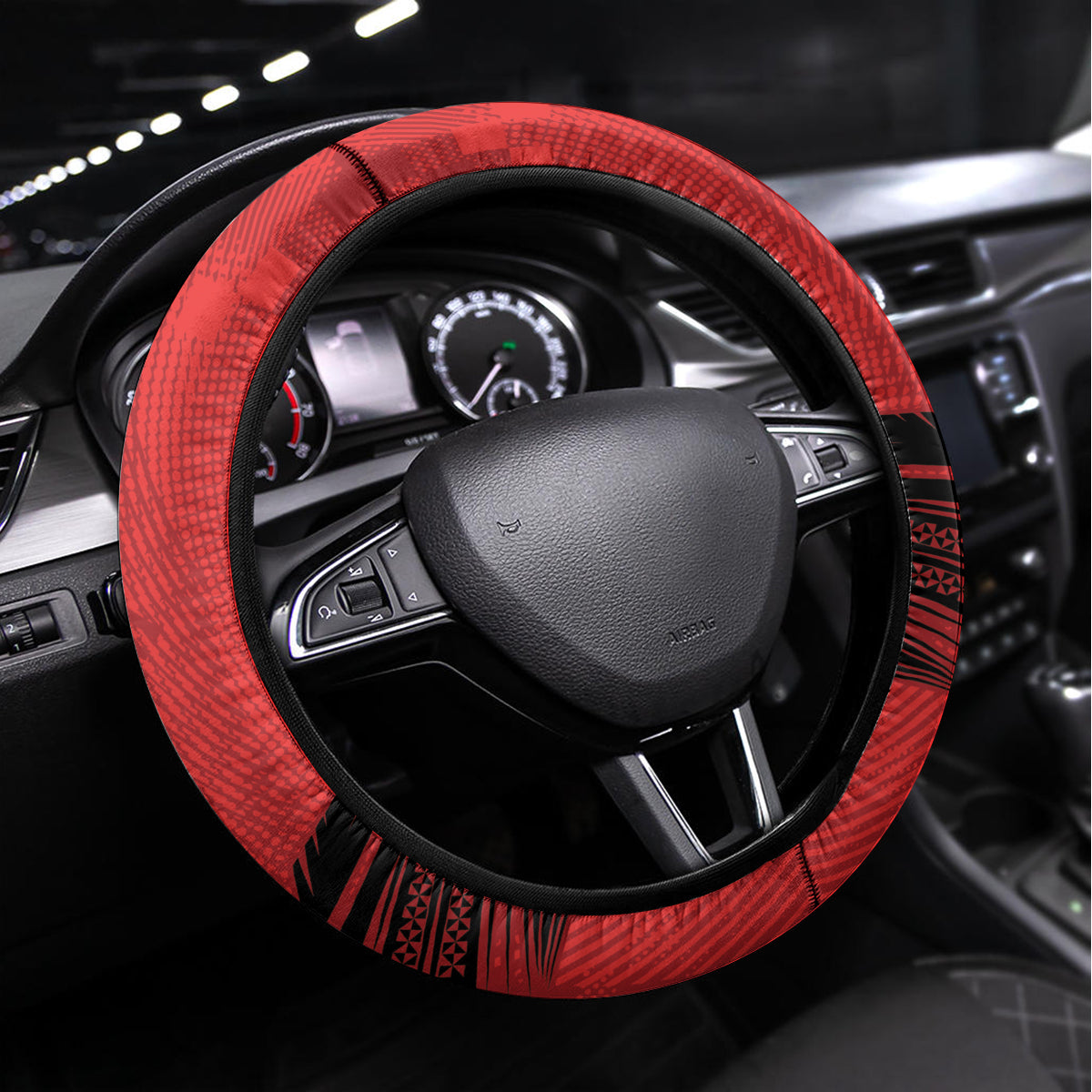 Custom Dragons and Tigers Steering Wheel Cover Rugby Mascot With Sporty Style