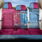 Custom New South Wales and Queensland Back Car Seat Cover Rugby Mascot With Sporty Style