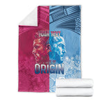 Custom New South Wales and Queensland Blanket Rugby Mascot With Sporty Style