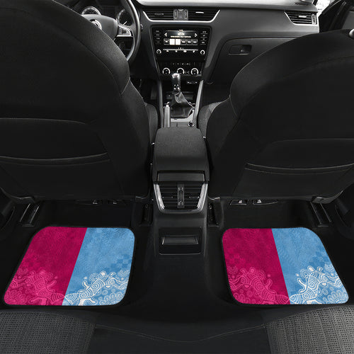 Custom New South Wales and Queensland Car Mats Rugby Mascot With Sporty Style