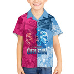 Custom New South Wales and Queensland Hawaiian Shirt Rugby Mascot With Sporty Style