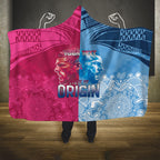 Custom New South Wales and Queensland Hooded Blanket Rugby Mascot With Sporty Style