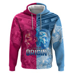 Custom New South Wales and Queensland Hoodie Rugby Mascot With Sporty Style
