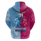 Custom New South Wales and Queensland Hoodie Rugby Mascot With Sporty Style