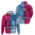 Custom New South Wales and Queensland Hoodie Rugby Mascot With Sporty Style