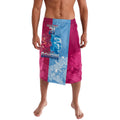 Custom New South Wales and Queensland Lavalava Rugby Mascot With Sporty Style