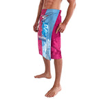 Custom New South Wales and Queensland Lavalava Rugby Mascot With Sporty Style