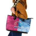 Custom New South Wales and Queensland Leather Tote Bag Rugby Mascot With Sporty Style