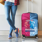 Custom New South Wales and Queensland Luggage Cover Rugby Mascot With Sporty Style