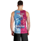 Custom New South Wales and Queensland Men Tank Top Rugby Mascot With Sporty Style