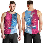 Custom New South Wales and Queensland Men Tank Top Rugby Mascot With Sporty Style