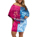 Custom New South Wales and Queensland Off Shoulder Short Dress Rugby Mascot With Sporty Style