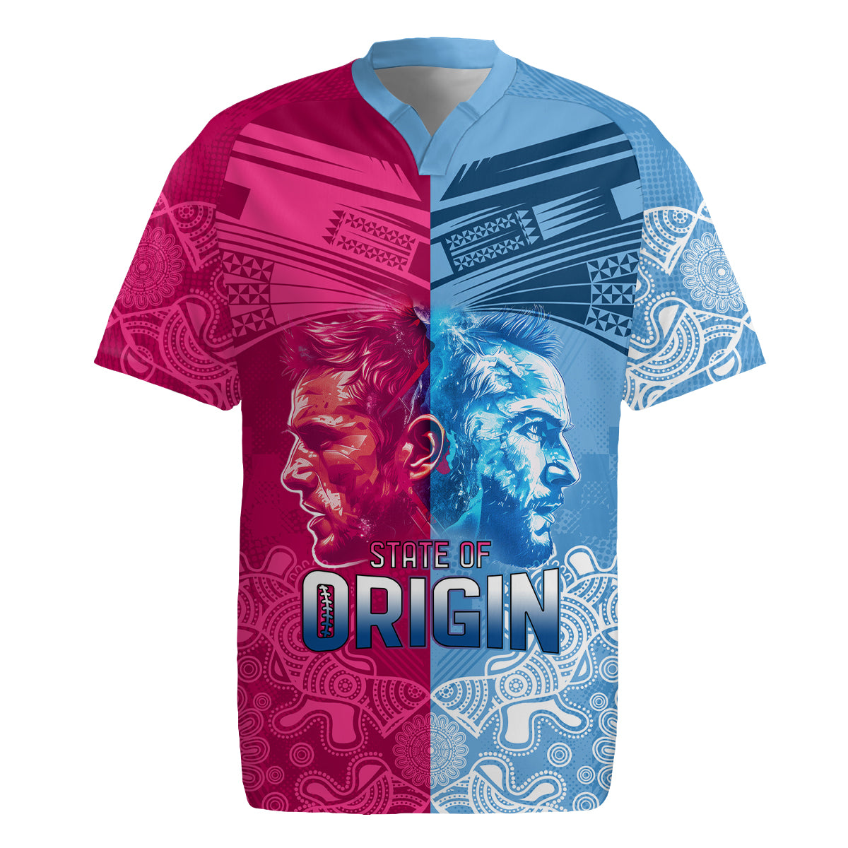 Custom New South Wales and Queensland Rugby Jersey Rugby Mascot With Sporty Style