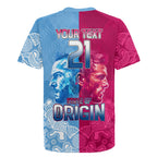 Custom New South Wales and Queensland Rugby Jersey Rugby Mascot With Sporty Style