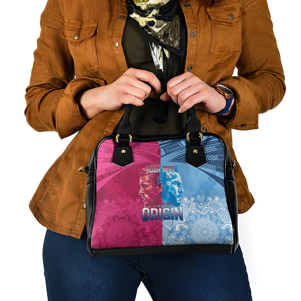 Custom New South Wales and Queensland Shoulder Handbag Rugby Mascot With Sporty Style