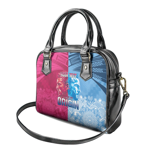 Custom New South Wales and Queensland Shoulder Handbag Rugby Mascot With Sporty Style