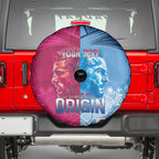 Custom New South Wales and Queensland Spare Tire Cover Rugby Mascot With Sporty Style