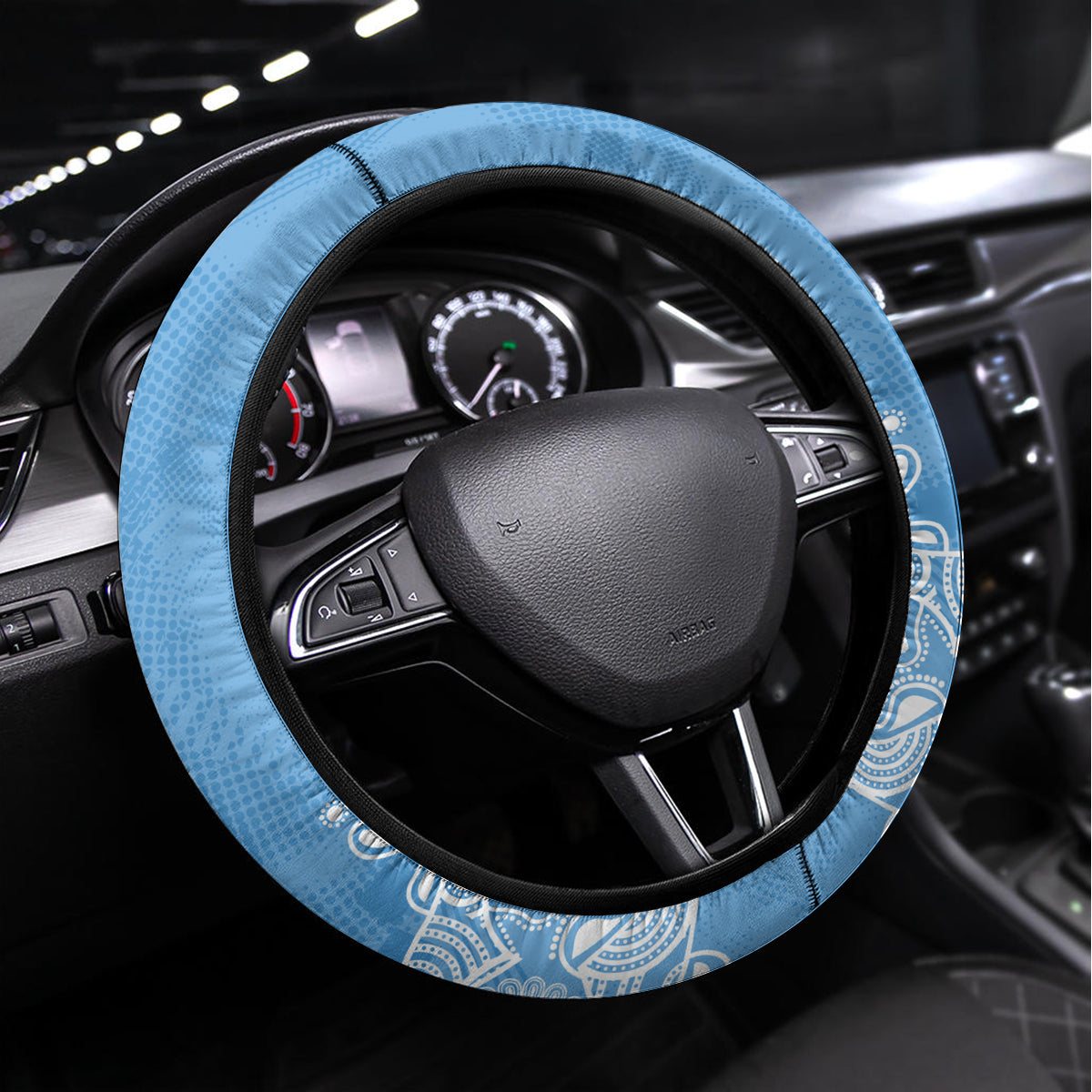 Custom New South Wales and Queensland Steering Wheel Cover Rugby Mascot With Sporty Style