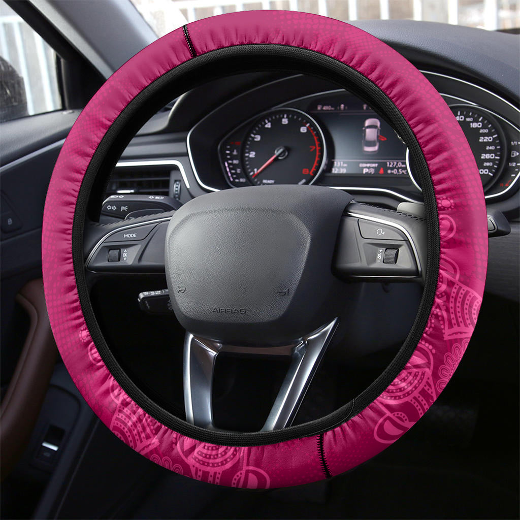 Custom New South Wales and Queensland Steering Wheel Cover Rugby Mascot With Sporty Style