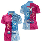Custom New South Wales and Queensland Women Polo Shirt Rugby Mascot With Sporty Style