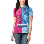 Custom New South Wales and Queensland Women Polo Shirt Rugby Mascot With Sporty Style
