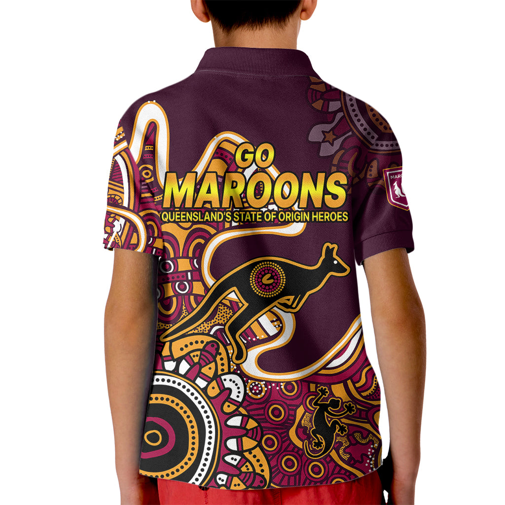 queensland-rugby-kid-polo-shirt-state-of-origin-go-maroons-indigenous-tribal