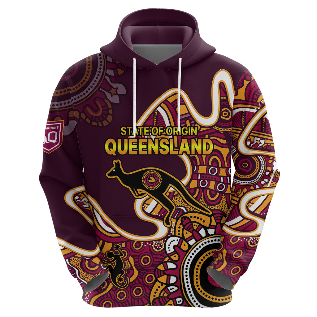 custom-text-and-number-queensland-rugby-hoodie-state-of-origin-go-maroons-indigenous-tribal