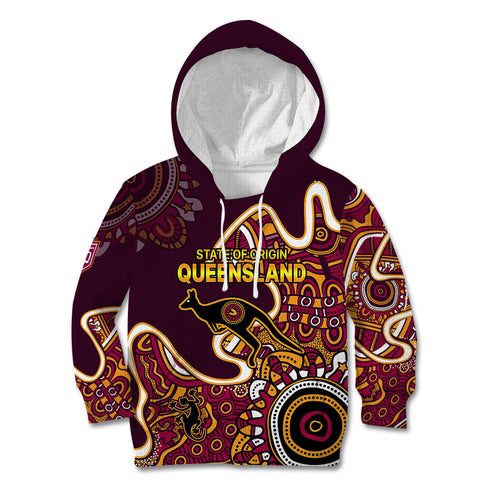 custom-text-and-number-queensland-rugby-kid-hoodie-state-of-origin-go-maroons-indigenous-tribal