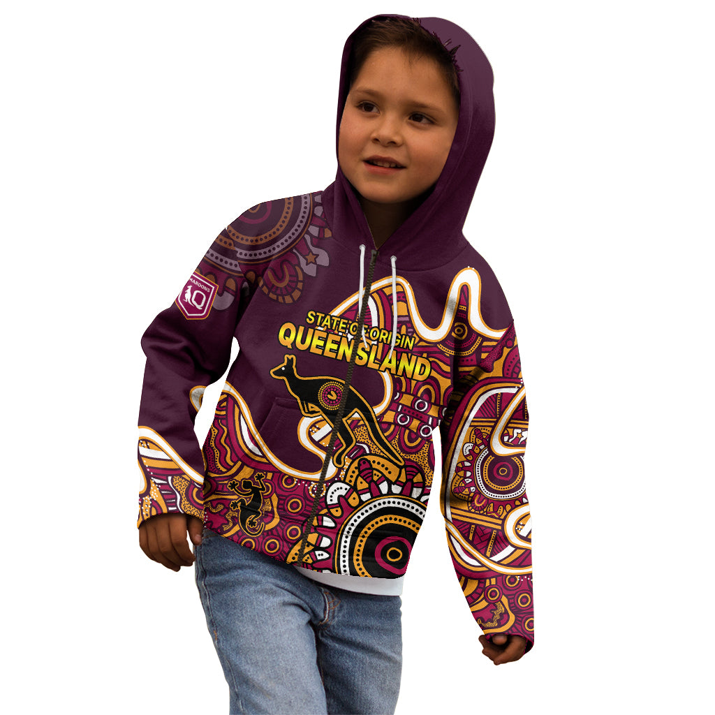 custom-text-and-number-queensland-rugby-kid-hoodie-state-of-origin-go-maroons-indigenous-tribal