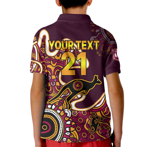 custom-text-and-number-queensland-rugby-kid-polo-shirt-state-of-origin-go-maroons-indigenous-tribal
