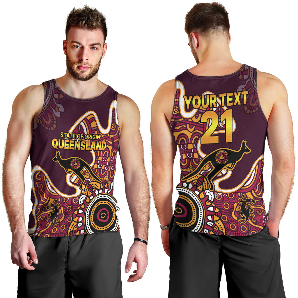 custom-text-and-number-queensland-rugby-men-tank-top-state-of-origin-go-maroons-indigenous-tribal