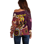 custom-text-and-number-queensland-rugby-off-shoulder-sweater-state-of-origin-go-maroons-indigenous-tribal