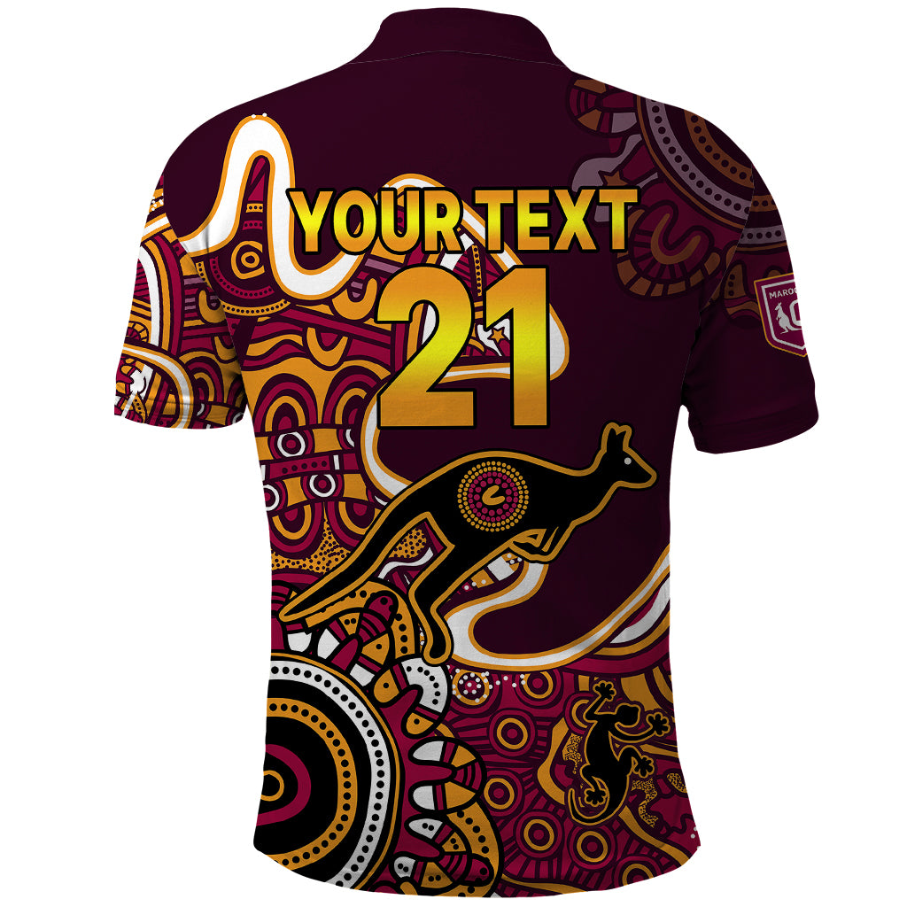 custom-text-and-number-queensland-rugby-polo-shirt-state-of-origin-go-maroons-indigenous-tribal